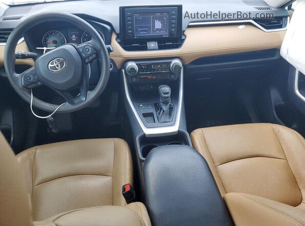 2T3W1RFV1MC153830 2021 TOYOTA RAV4 White Առջևի վահանակի տեսք