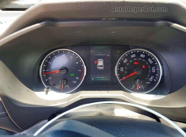 2T3W1RFV1MW116405 2021 TOYOTA RAV4 Gray Սարքավորումների վահանակի տեսք