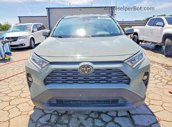 2T3W1RFV1MW116405 2021 TOYOTA RAV4 Gray Դիմացի տեսք