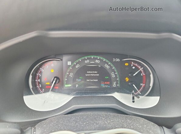 2T3W1RFV1SW411372 2025 TOYOTA RAV4 Gray Widok zestawu wskaźników
