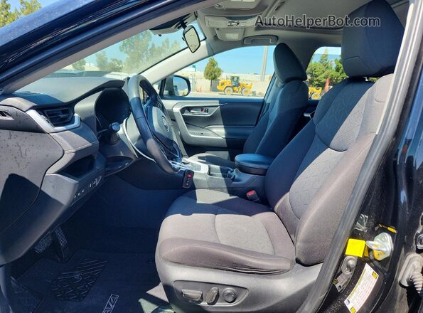 2T3W1RFV2LW082411 2020 TOYOTA RAV4 Black Front interior view