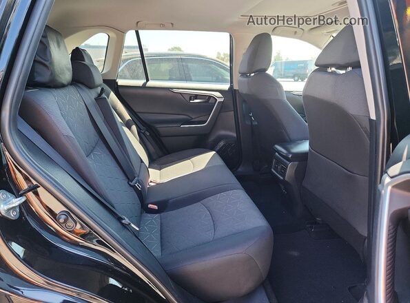 2T3W1RFV2LW082411 2020 TOYOTA RAV4 Black Rear seats view