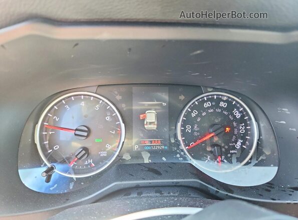 2T3W1RFV2LW082411 2020 TOYOTA RAV4 Black Instrument cluster view