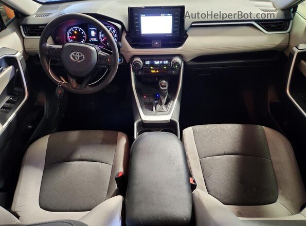 2T3W1RFV2LW092520 2020 TOYOTA RAV4 Gray Առջևի վահանակի տեսք