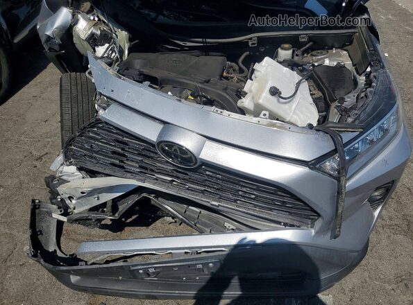 2T3W1RFV2MC133053 2021 TOYOTA RAV4 Silver Engine compartment view