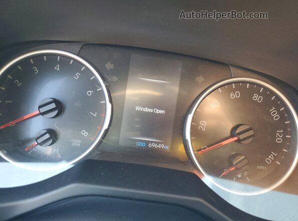 2T3W1RFV2MC133053 2021 TOYOTA RAV4 Silver Instrument cluster view