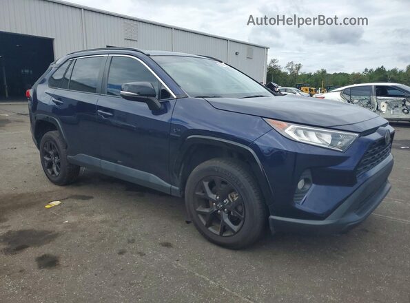 2T3W1RFV2MW142690 2021 TOYOTA RAV4 Синий Передняя правая четверть