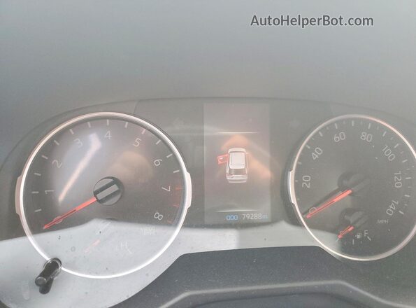 2T3W1RFV2MW142690 2021 TOYOTA RAV4 Синий Вид щитка приборов