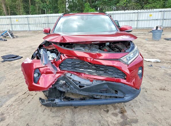 2T3W1RFV2MW164513 2021 TOYOTA RAV4 Burgundy Դիմացի տեսք
