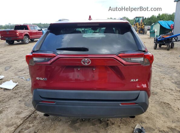 2T3W1RFV2MW164513 2021 TOYOTA RAV4 Burgundy Հետևի տեսք