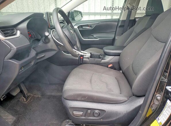 2T3W1RFV2NC205211 2022 TOYOTA RAV4 Black Вид салону спереду