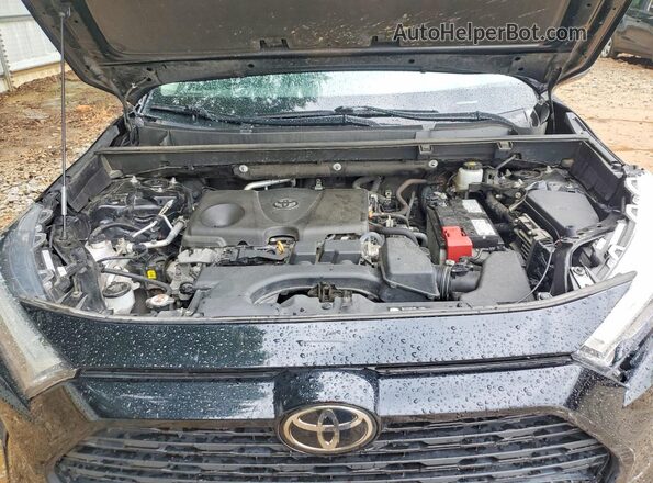 2T3W1RFV2NC205211 2022 TOYOTA RAV4 Black Вид підкапотного простору