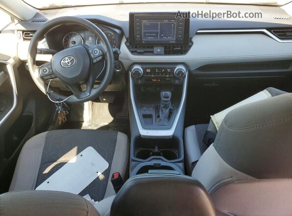 2T3W1RFV2NW194855 2022 TOYOTA RAV4 White Dashboard view