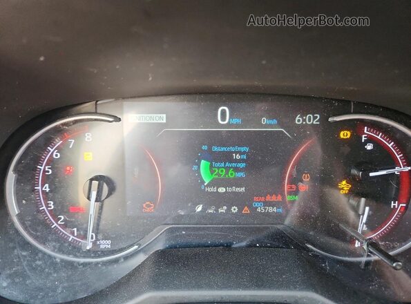 2T3W1RFV2SC303876 2025 TOYOTA RAV4 Silver Սարքավորումների վահանակի տեսք