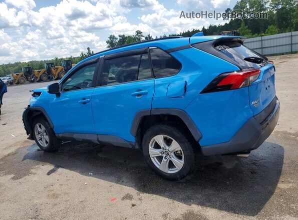 2T3W1RFV3KW007442 2019 TOYOTA RAV4 Бирюзовый Задняя левая четверть