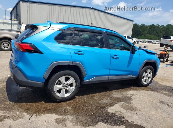 2T3W1RFV3KW007442 2019 TOYOTA RAV4 Бирюзовый Задняя правая четверть