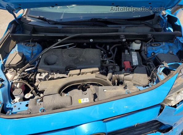 2T3W1RFV3KW007442 2019 TOYOTA RAV4 Бирюзовый Вид подкапотного пространства