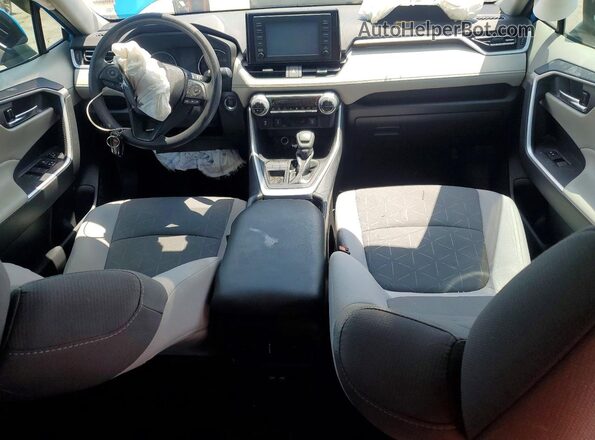 2T3W1RFV3KW007442 2019 TOYOTA RAV4 Бирюзовый Вид панели приборов