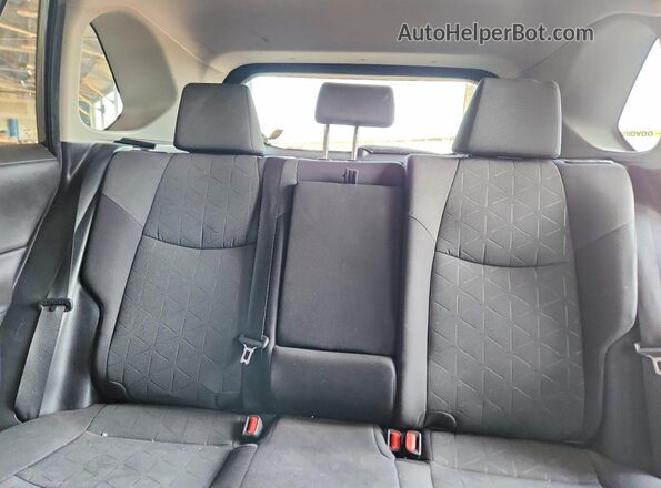 2T3W1RFV3LC082595 2020 TOYOTA RAV4 Black Widok tylnych siedzeń
