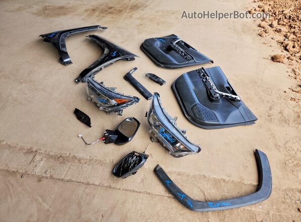 2T3W1RFV3LC082595 2020 TOYOTA RAV4 Black Widok naklejki z numerem VIN