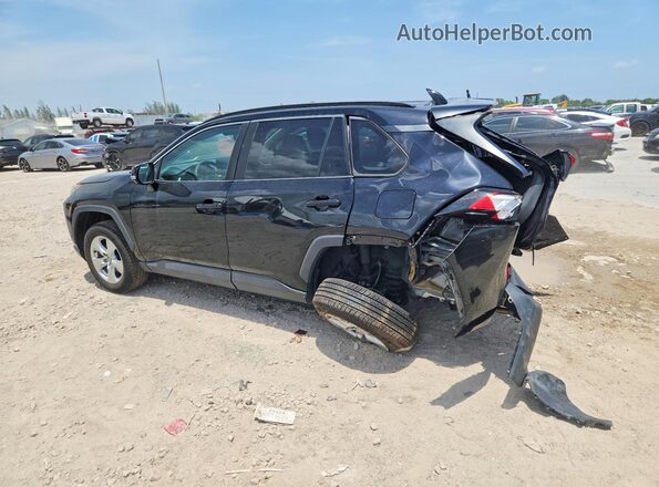 2T3W1RFV3MC123633 2021 TOYOTA RAV4 Black Задня ліва чверть