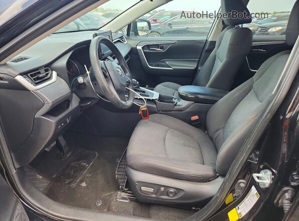 2T3W1RFV3MC123633 2021 TOYOTA RAV4 Black Вид салону спереду