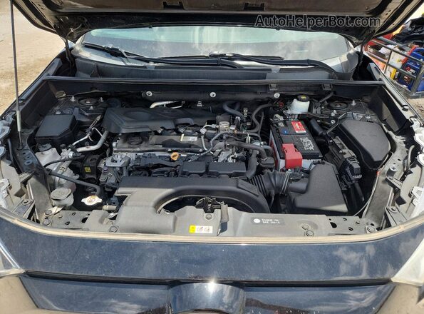 2T3W1RFV3MC123633 2021 TOYOTA RAV4 Black Вид підкапотного простору
