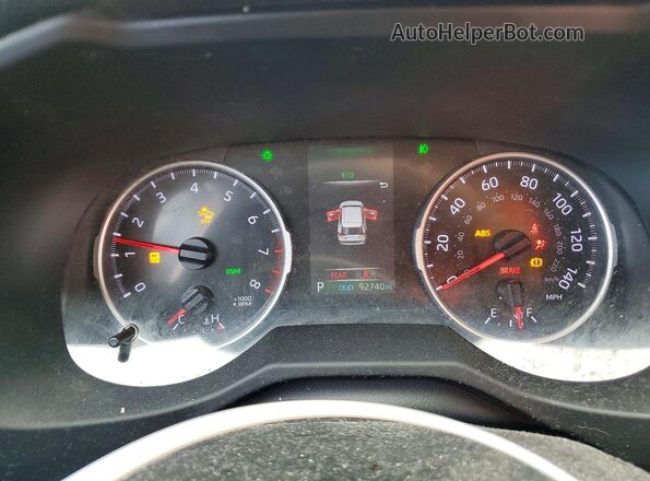 2T3W1RFV3MC149164 2021 TOYOTA RAV4 Белый Вид щитка приборов
