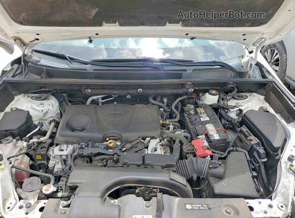 2T3W1RFV3MC149164 2021 TOYOTA RAV4 Белый Вид задней части салона