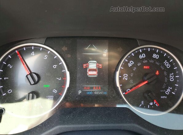 2T3W1RFV3MC167633 2021 TOYOTA RAV4 White Вид щитка приладів