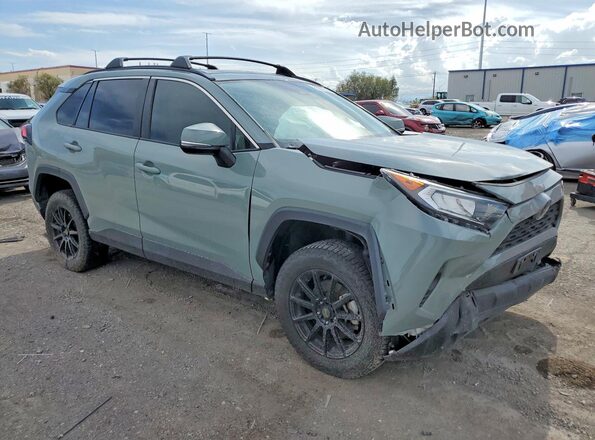 2T3W1RFV3MW152385 2021 TOYOTA RAV4 Green Передня права чверть