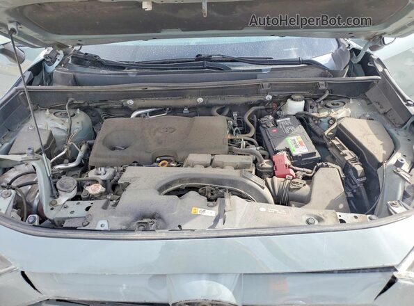 2T3W1RFV3MW152385 2021 TOYOTA RAV4 Green Вид задньої частини салону