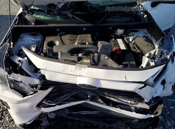 2T3W1RFV3NW230262 2022 TOYOTA RAV4 White Engine compartment view