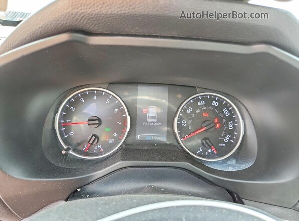 2T3W1RFV4MC117176 2021 TOYOTA RAV4 Charcoal ხელსაწყოთა პანელის ხედი