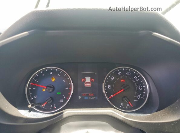 2T3W1RFV4MW143582 2021 TOYOTA RAV4 Green Սարքավորումների վահանակի տեսք