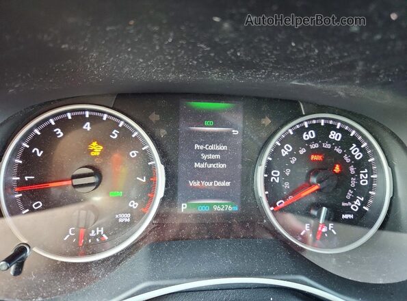 2T3W1RFV4MW151228 2021 TOYOTA RAV4 Black ხელსაწყოთა პანელის ხედი