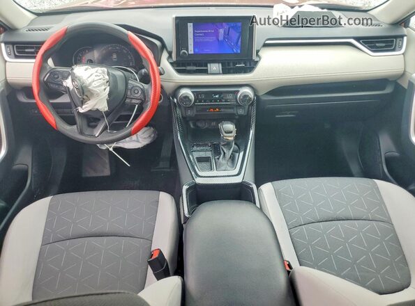 2T3W1RFV4PW243380 2023 TOYOTA RAV4 Red Vista del salpicadero
