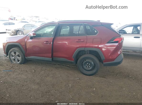 2T3W1RFV4RW362324 2024 TOYOTA RAV4 Burgundy უკანა სალონის ხედი