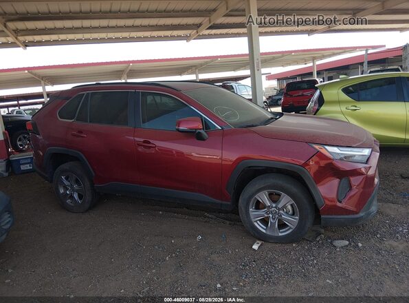 2T3W1RFV4RW362324 2024 TOYOTA RAV4 Burgundy ხელსაწყოთა პანელის ხედი