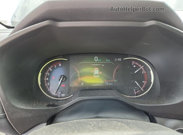 2T3W1RFV4SC311459 2025 TOYOTA RAV4 Black Instrument cluster view