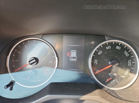 2T3W1RFV5KW032391 2019 TOYOTA RAV4 Gray Vista del cuadro de instrumentos
