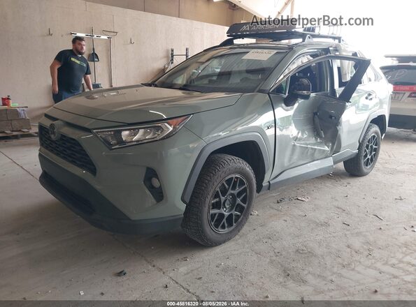 2T3W1RFV5MW147267 2021 TOYOTA RAV4 Green Передня ліва чверть