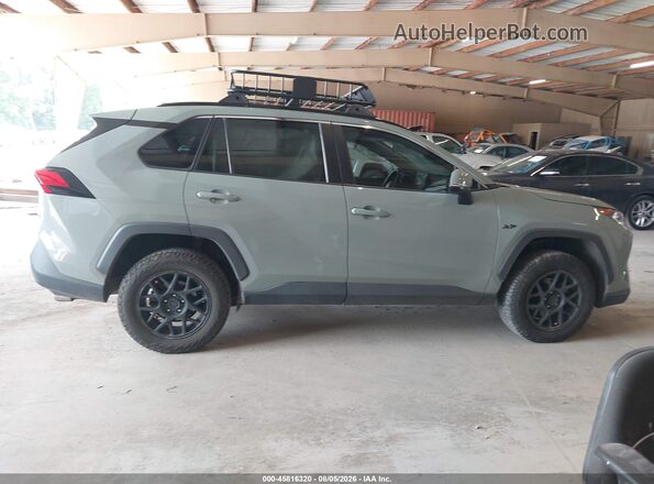2T3W1RFV5MW147267 2021 TOYOTA RAV4 Green Вид задньої частини салону