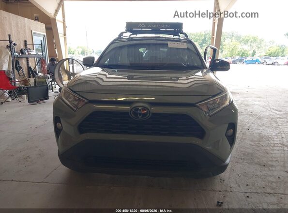 2T3W1RFV5MW147267 2021 TOYOTA RAV4 Green Вид щитка приладів
