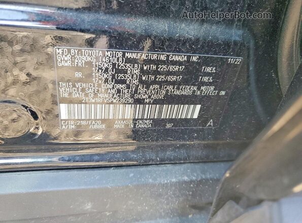 2T3W1RFV5PW239290 2023 TOYOTA RAV4 Black Engine compartment view