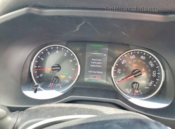 2T3W1RFV6MC126770 2021 TOYOTA RAV4 Серебряный Вид щитка приборов