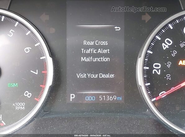 2T3W1RFV6MW105058 2021 TOYOTA RAV4 White უკანა სავარძლების ხედი