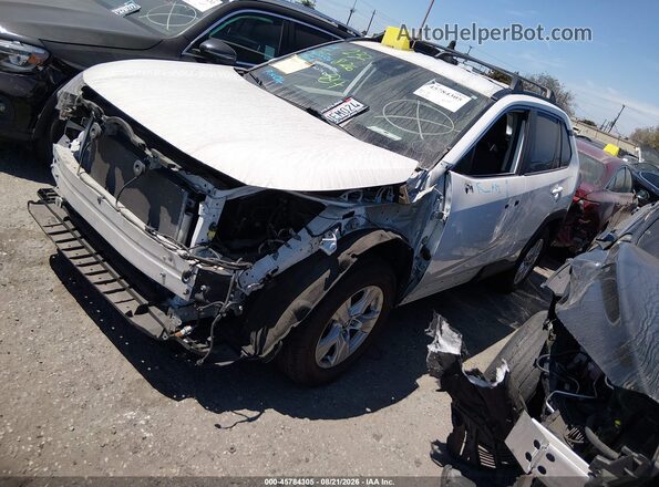 2T3W1RFV6MW105058 2021 TOYOTA RAV4 White წინა მარცხენა ხედი სამი მეოთხედიდან