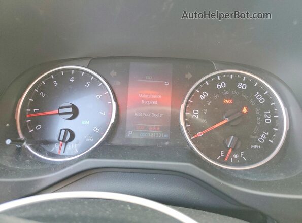 2T3W1RFV6MW163669 2021 TOYOTA RAV4 Gray Սարքավորումների վահանակի տեսք