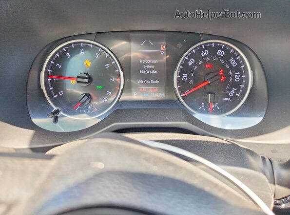 2T3W1RFV6MW166491 2021 TOYOTA RAV4 White Սարքավորումների վահանակի տեսք